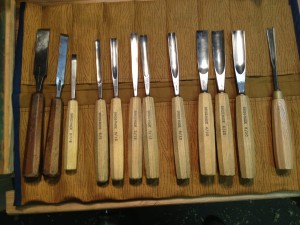 My current carving tool kit.